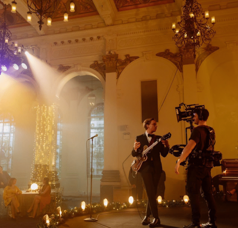 Filming & Crowd Holding